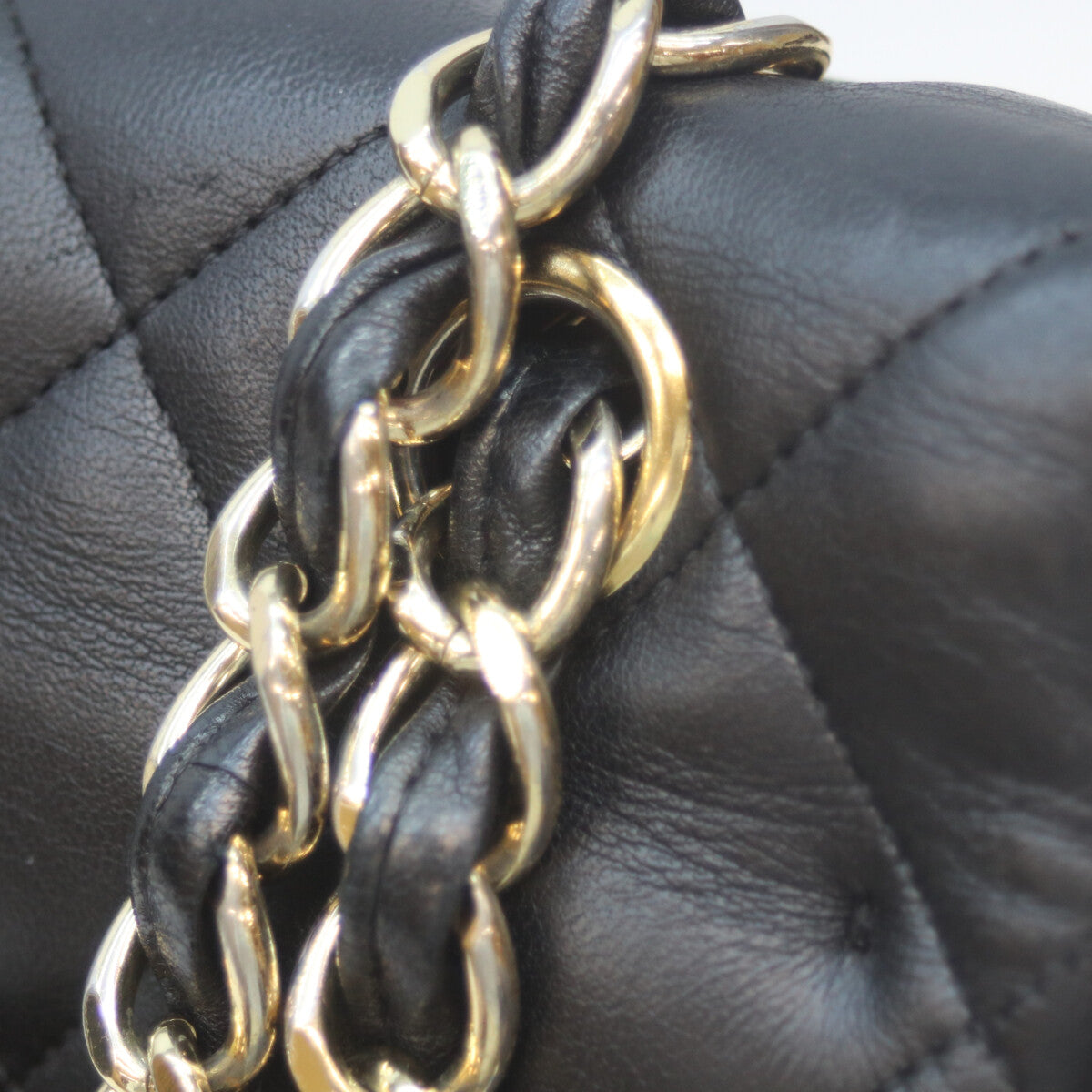 CHANEL シャネル 19番 A58601 黒 ﾗﾑ G金具 Wﾌﾗｯﾌﾟ ﾃﾞｶﾏﾄﾗｯｾﾏｷｼ34 ショルダーバッグ