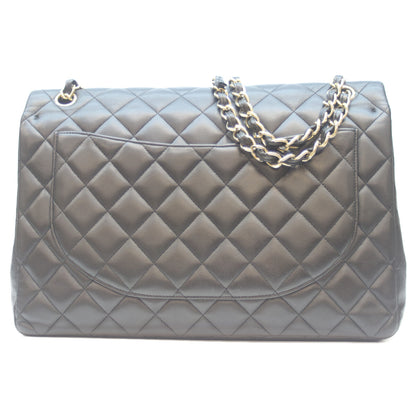 CHANEL シャネル 19番 A58601 黒 ﾗﾑ G金具 Wﾌﾗｯﾌﾟ ﾃﾞｶﾏﾄﾗｯｾﾏｷｼ34 ショルダーバッグ