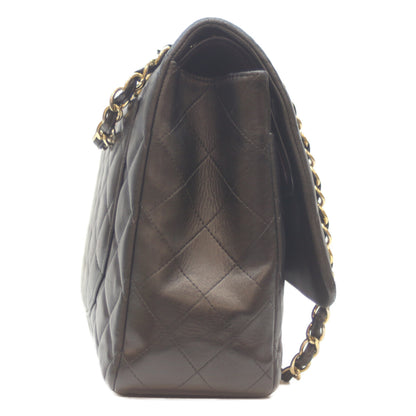 CHANEL シャネル 19番 A58601 黒 ﾗﾑ G金具 Wﾌﾗｯﾌﾟ ﾃﾞｶﾏﾄﾗｯｾﾏｷｼ34 ショルダーバッグ