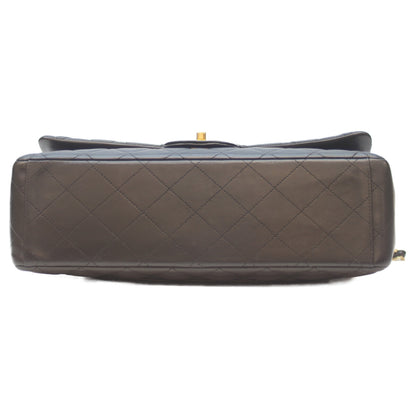 CHANEL シャネル 19番 A58601 黒 ﾗﾑ G金具 Wﾌﾗｯﾌﾟ ﾃﾞｶﾏﾄﾗｯｾﾏｷｼ34 ショルダーバッグ