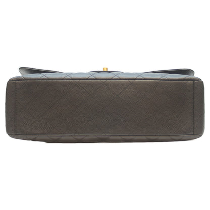 CHANEL シャネル 13番 黒 ｷｬﾋﾞｱ G金具 ｼﾝｸﾞﾙﾌﾗｯﾌﾟ ﾃﾞｶﾏﾄﾗｯｾﾏｷｼ34 ショルダーバッグ