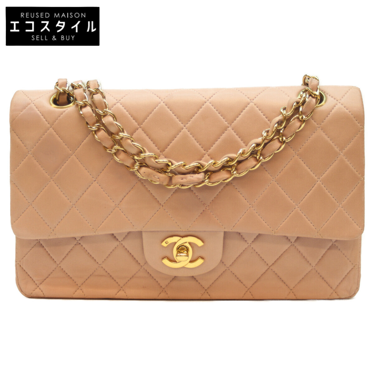 CHANEL シャネル 6番 A01112 ﾋﾟﾝｸ ﾗﾑ G金具 Wﾌﾗｯﾌﾟ ﾏﾄﾗｯｾ25 ショルダーバッグ