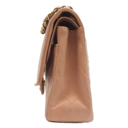 CHANEL シャネル 6番 A01112 ﾋﾟﾝｸ ﾗﾑ G金具 Wﾌﾗｯﾌﾟ ﾏﾄﾗｯｾ25 ショルダーバッグ