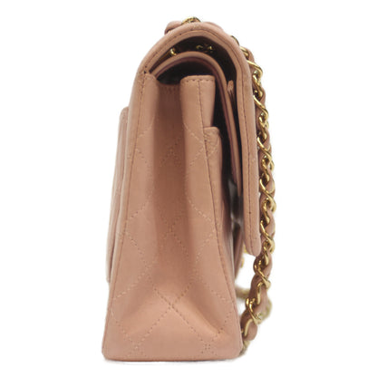 CHANEL シャネル 6番 A01112 ﾋﾟﾝｸ ﾗﾑ G金具 Wﾌﾗｯﾌﾟ ﾏﾄﾗｯｾ25 ショルダーバッグ