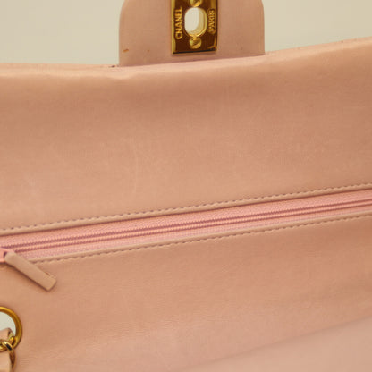 CHANEL シャネル 6番 A01112 ﾋﾟﾝｸ ﾗﾑ G金具 Wﾌﾗｯﾌﾟ ﾏﾄﾗｯｾ25 ショルダーバッグ