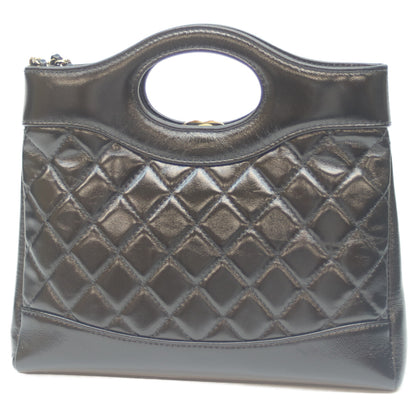 CHANEL シャネル AS4133 ｼｬﾈﾙ31 黒 ｼｬｲﾆｰﾗﾑ G金具 ﾐﾆｼｮｯﾋﾟﾝｸﾞ ｽﾓｰﾙ ショルダーバッグ