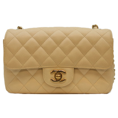 CHANEL シャネル 23番 A69900 ﾗｲﾄﾍﾞｰｼﾞｭ ｷｬﾋﾞｱ G金具 ﾐﾆﾏﾄﾗｯｾ20 ﾁｪｰﾝｼｮﾙﾀﾞｰ ショルダーバッグ