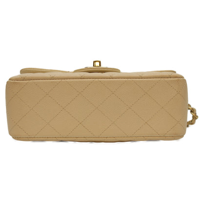 CHANEL シャネル 23番 A69900 ﾗｲﾄﾍﾞｰｼﾞｭ ｷｬﾋﾞｱ G金具 ﾐﾆﾏﾄﾗｯｾ20 ﾁｪｰﾝｼｮﾙﾀﾞｰ ショルダーバッグ