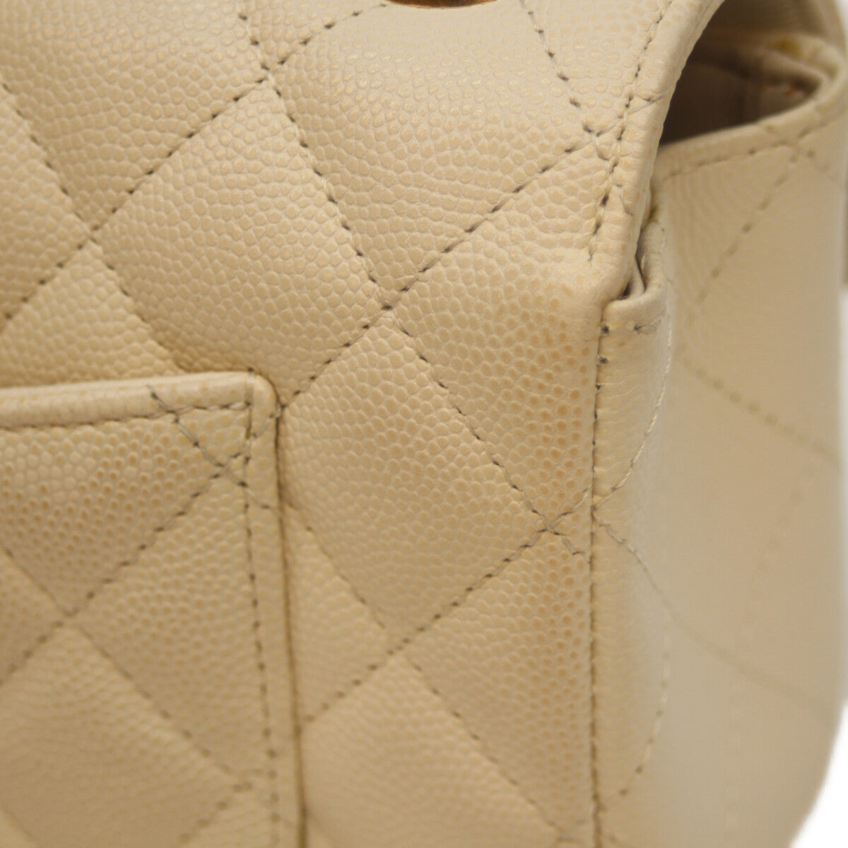 CHANEL シャネル 23番 A69900 ﾗｲﾄﾍﾞｰｼﾞｭ ｷｬﾋﾞｱ G金具 ﾐﾆﾏﾄﾗｯｾ20 ﾁｪｰﾝｼｮﾙﾀﾞｰ ショルダーバッグ