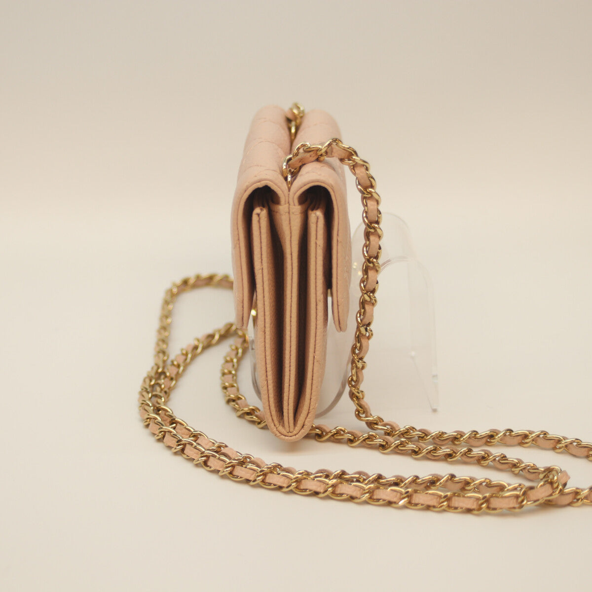 CHANEL シャネル 30番 ﾋﾟﾝｸ ｷｬﾋﾞｱ G金具 ﾁｪｰﾝﾐﾆｳｫﾚｯﾄ ショルダーバッグ