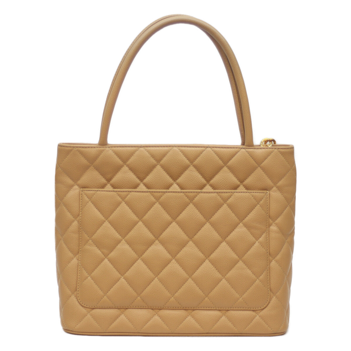 CHANEL シャネル 7番 ﾍﾞｰｼﾞｭ ｷｬﾋﾞｱ G金具 復刻ﾄｰﾄ トートバッグ