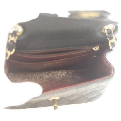 CHANEL シャネル A35200 24番 黒 ｷｬﾋﾞｱ G金具 ﾐﾆﾏﾄﾗｯｾ17 ショルダーバッグ