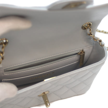 CHANEL シャネル 24AW AS5219 ﾗｲﾄﾌﾞﾙｰ ﾗﾑ ﾏﾄﾗｯｾ18 ﾐﾆﾌﾗｯﾌﾟﾁｪｰﾝｼｮﾙﾀﾞｰ ショルダーバッグ