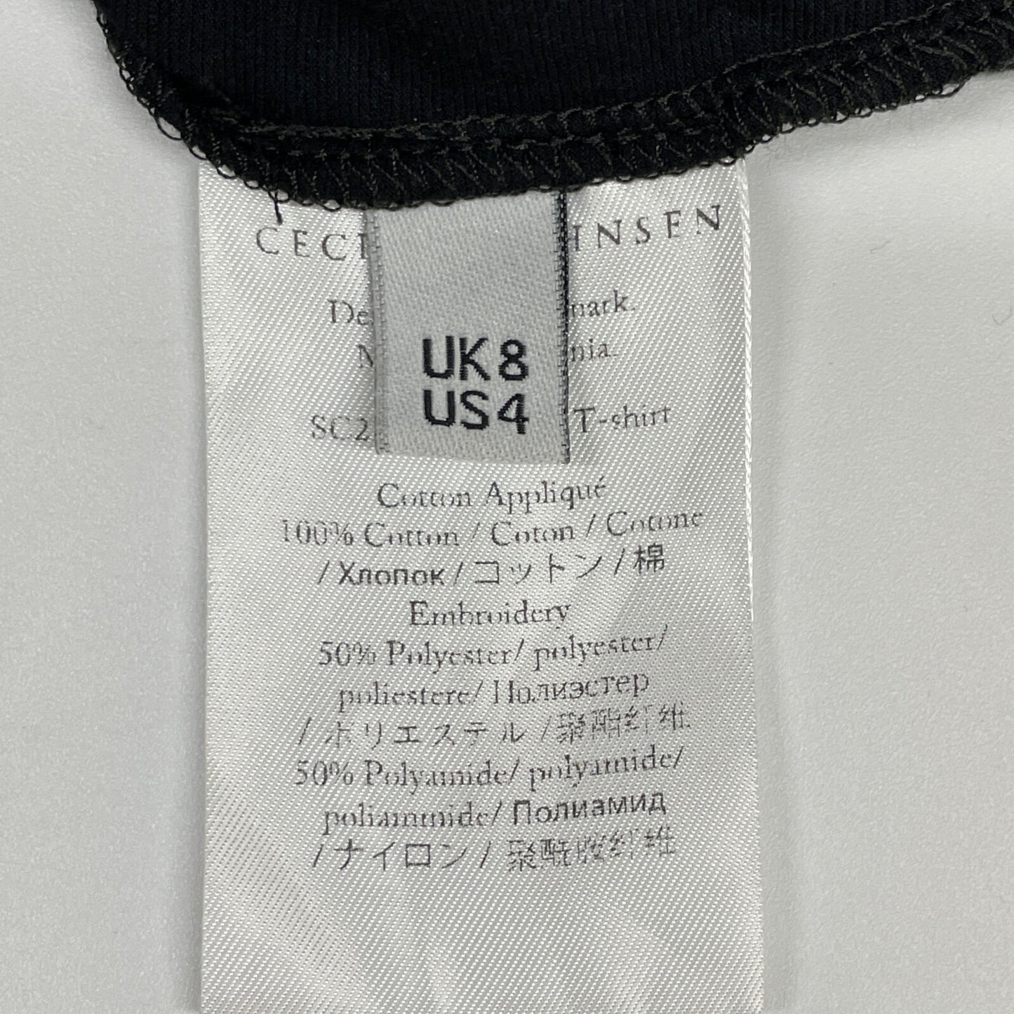 Cecilie Bahnsen セシリー バンセン フラワーバルーンスリーブ カットソー/ トップス UK8