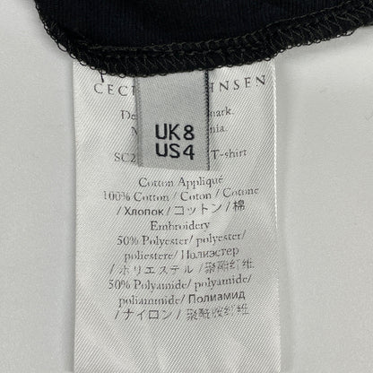 Cecilie Bahnsen セシリー バンセン フラワーバルーンスリーブ カットソー/ トップス UK8