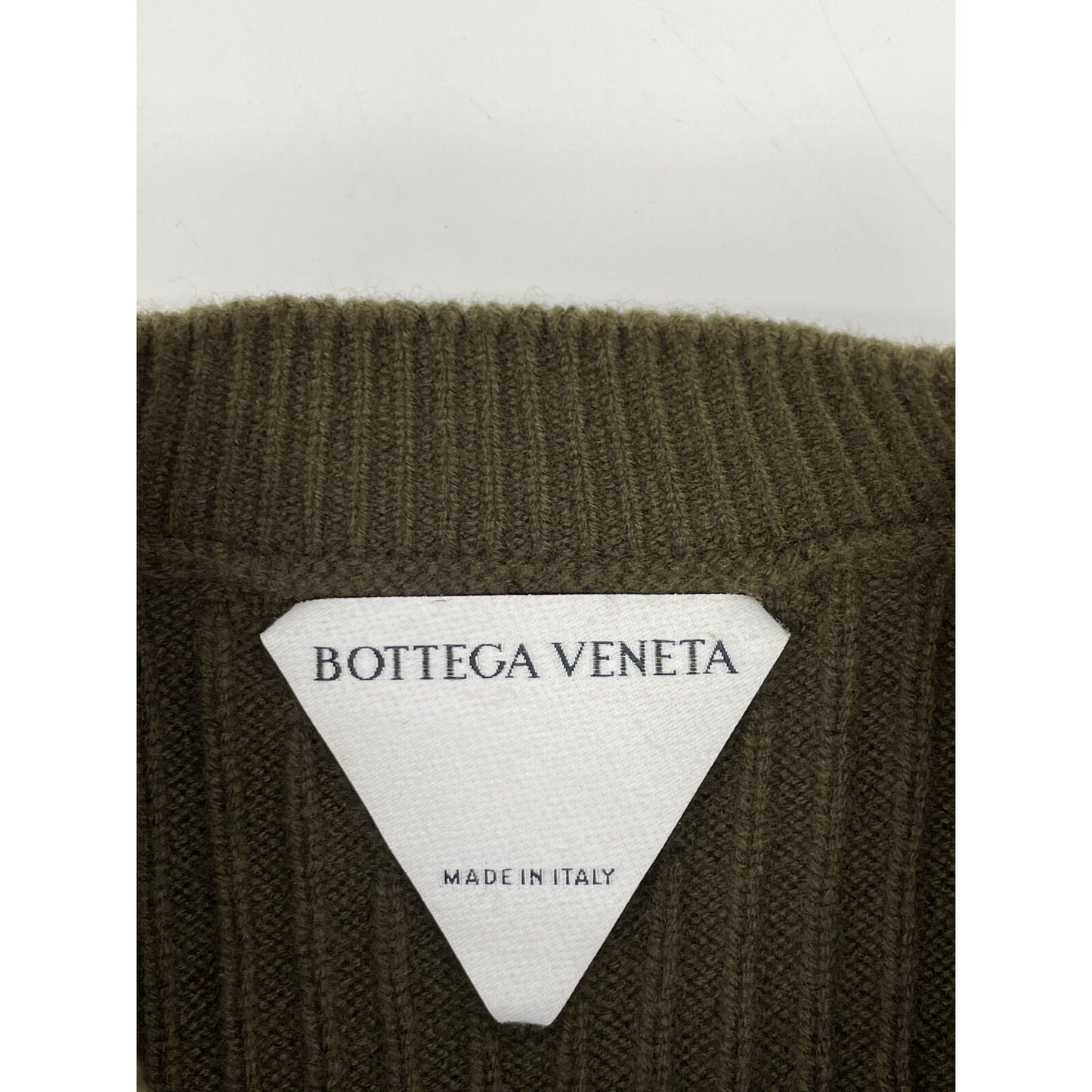 BOTTEGA VENETA ボッテガヴェネタ カーキ カシミアニット 長袖 トップス XS