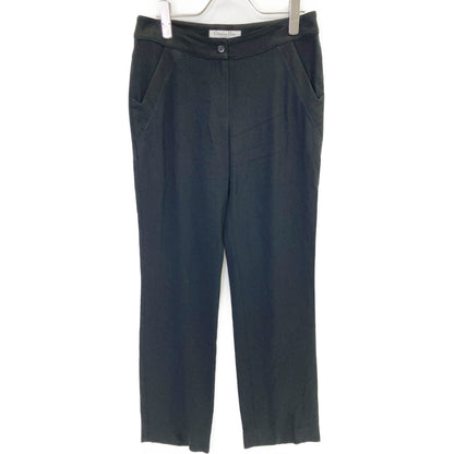 Christian Dior クリスチャンディオール 4A12044130 黒 ｱｾﾃｰﾄﾊﾟﾝﾂ ボトムス 36