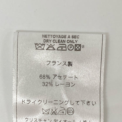 Christian Dior クリスチャンディオール 4A12044130 黒 ｱｾﾃｰﾄﾊﾟﾝﾂ ボトムス 36