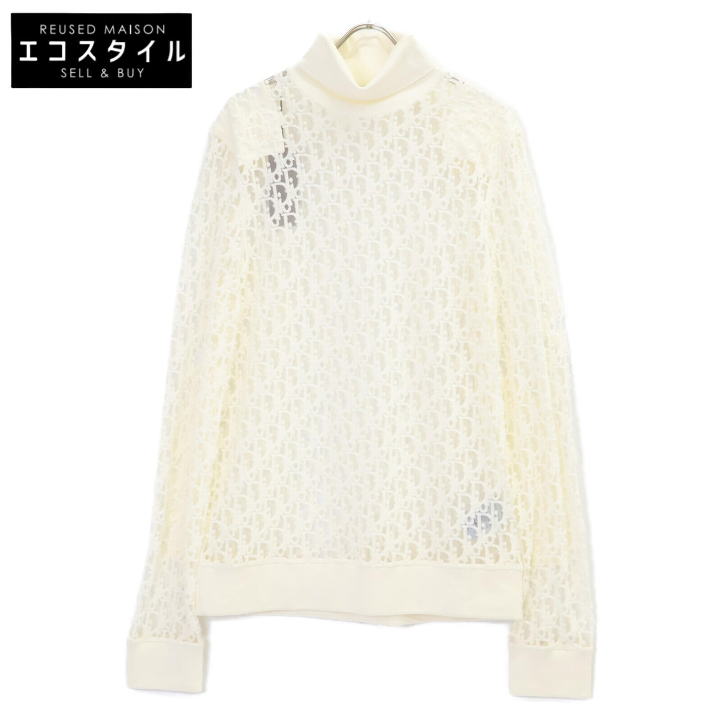 Dior HOMME ディオールオム 【国内正規】143J640A0732 オブリーク ガーゼニット トップス XL