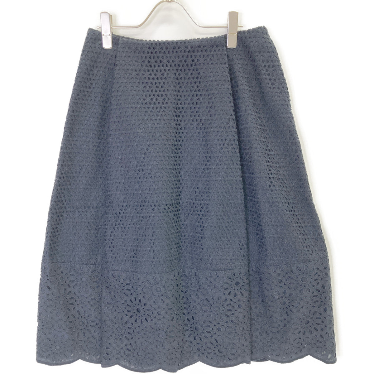 DRAWER ドゥロワー 6224-299ー1324 黒 デザインスカート スカート 38