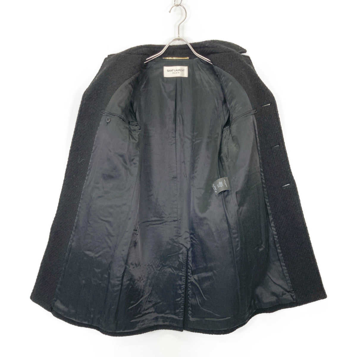 SAINT LAURENT PARIS サンローランパリ 【国内正規】364425 ウール チェスター コート 34