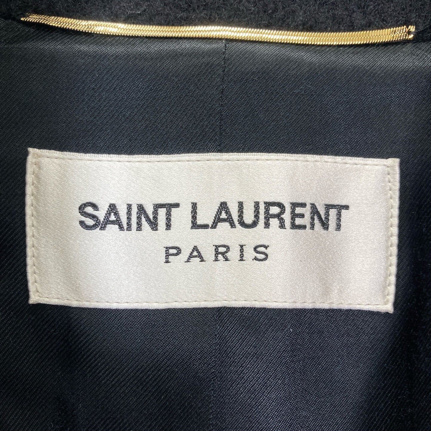 SAINT LAURENT PARIS サンローランパリ 【国内正規】364425 ウール チェスター コート 34