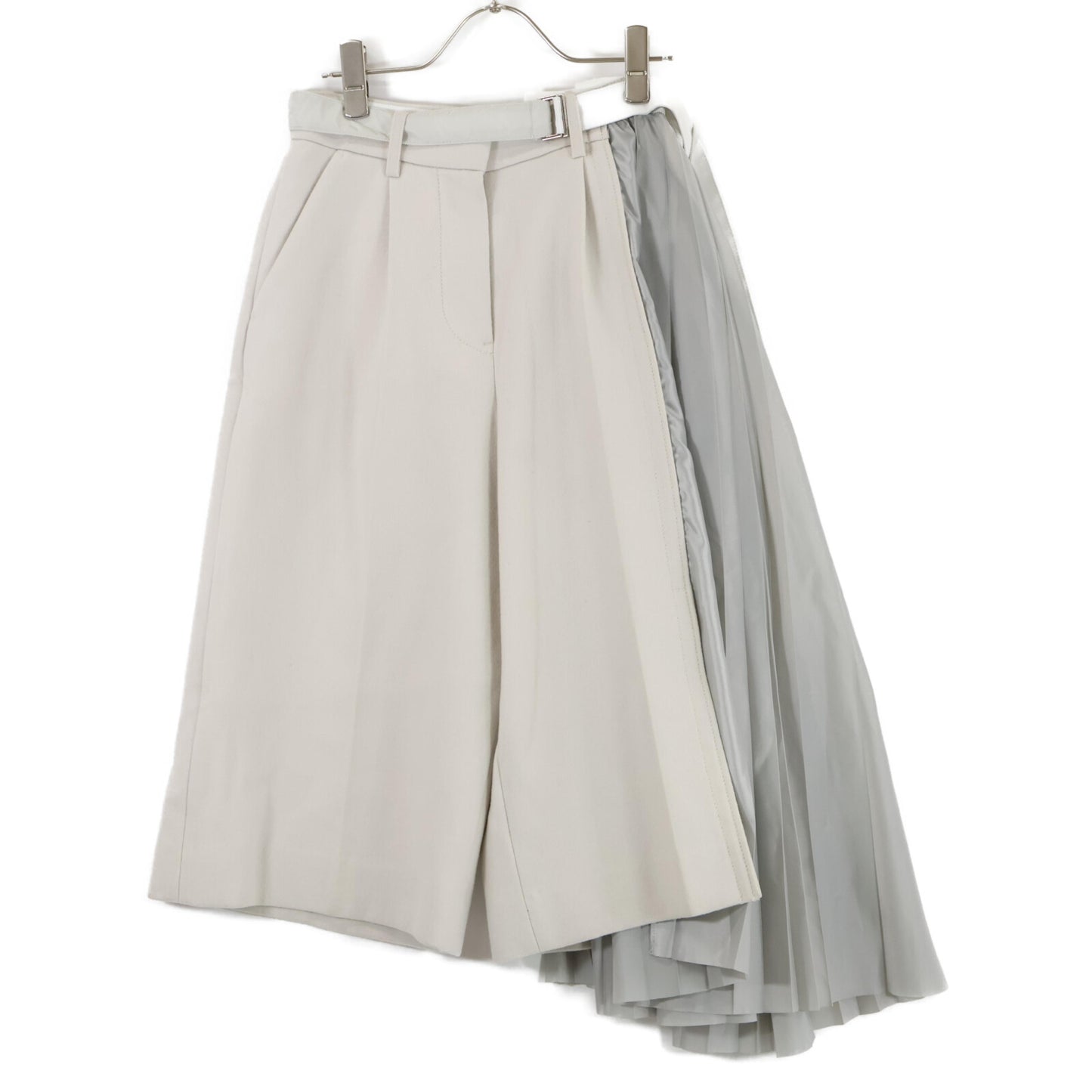 sacai サカイ 【美品】20-05214 20 Suiting Pants Half Pleats ガウチョパンツ/ ボトムス O