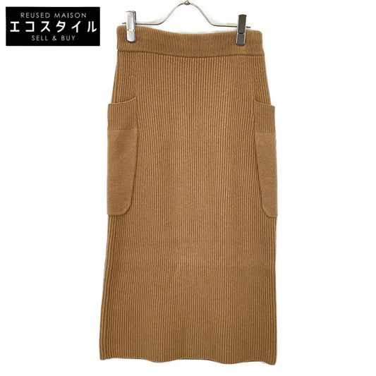 DRAWER ドゥロワー 6524-105-1368 9Gアゼアミロングニット スカート 1