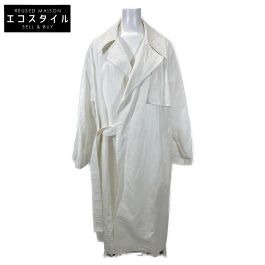 Y's ワイズ 【21SS】YT-C40-330 コットンｘリネン 変形トレンチ コート 1