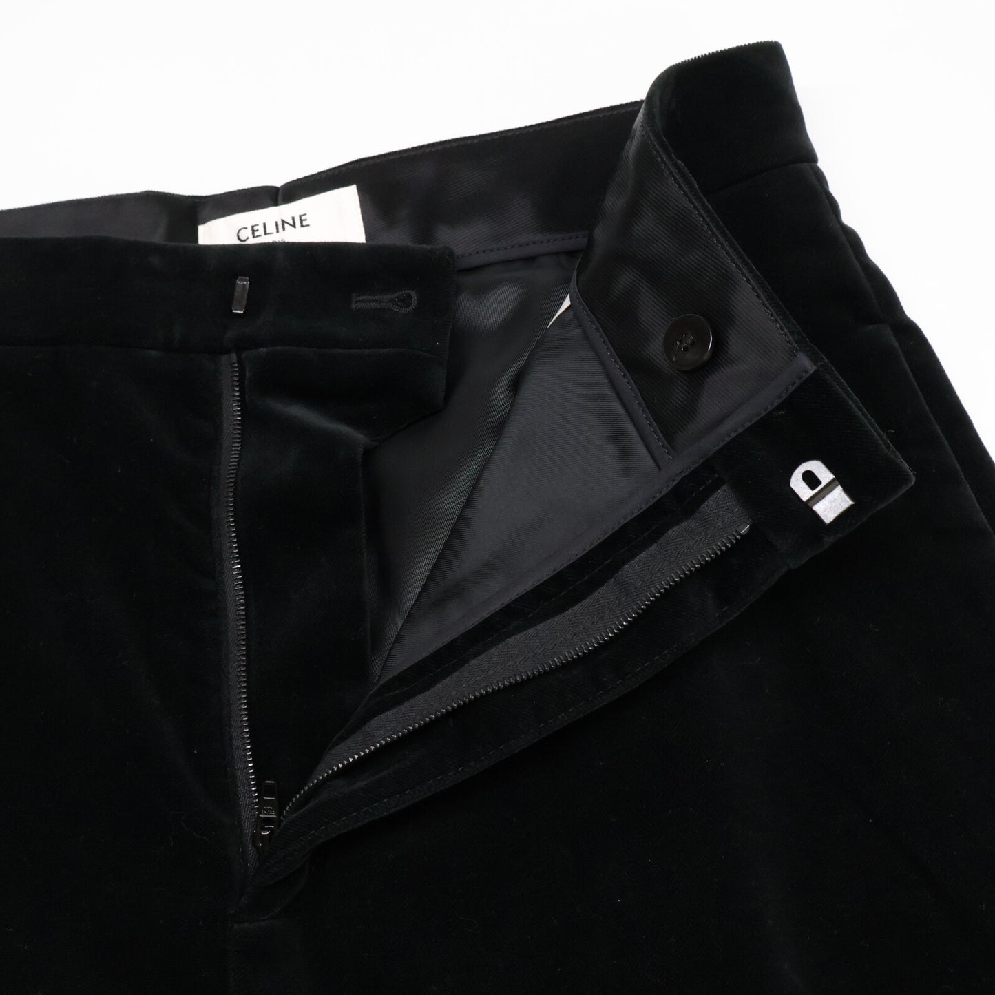CELINE セリーヌ 【国内正規】2P443226D エディ期 ベロア ハーフパンツ/ ボトムス 38