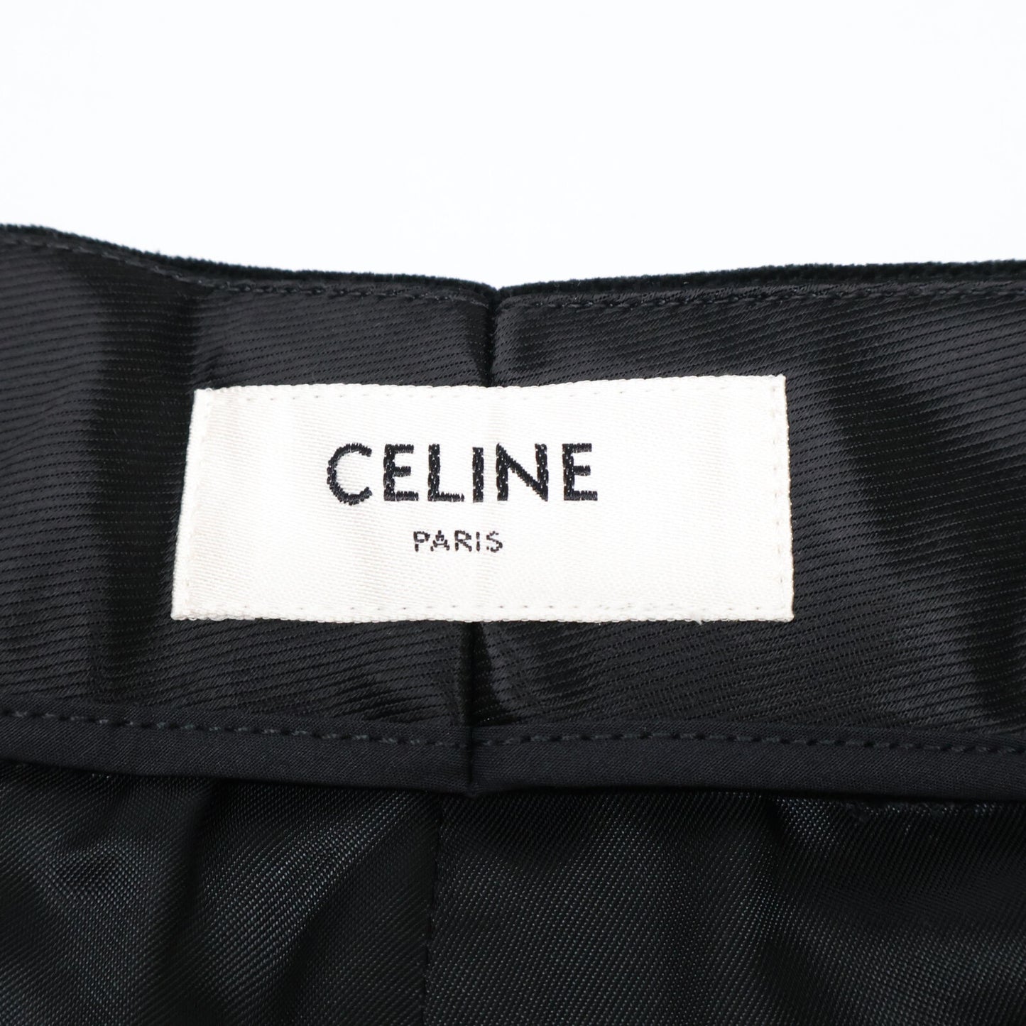 CELINE セリーヌ 【国内正規】2P443226D エディ期 ベロア ハーフパンツ/ ボトムス 38
