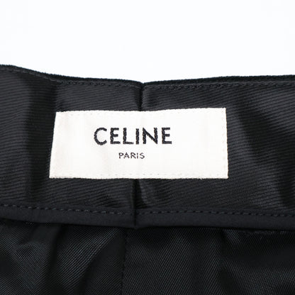 CELINE セリーヌ 【国内正規】2P443226D エディ期 ベロア ハーフパンツ/ ボトムス 38