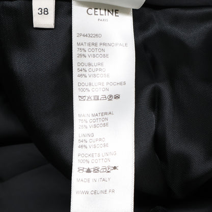 CELINE セリーヌ 【国内正規】2P443226D エディ期 ベロア ハーフパンツ/ ボトムス 38