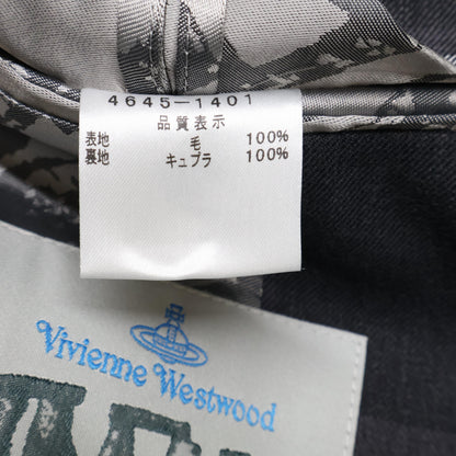 VIVIENNE WESTWOOD MAN ヴィヴィアンウエストウッドマン 【美品】4645-1401/1702 チェック 変形デザイン ジャケット/パンツ スーツ セットアップ ジャケット44/ボトムス46