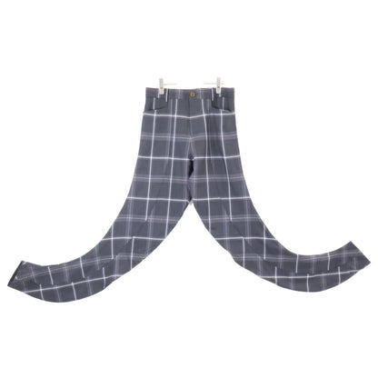 VIVIENNE WESTWOOD MAN ヴィヴィアンウエストウッドマン 【美品】4645-1401/1702 チェック 変形デザイン ジャケット/パンツ スーツ セットアップ ジャケット44/ボトムス46