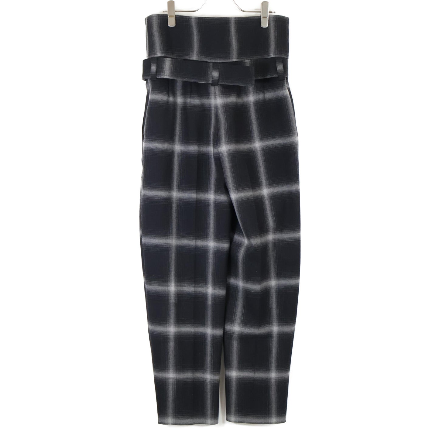 STELLA McCARTNEY ステラマッカートニー 【美品】602383 Harley オンブレチェック ハイウエスト ワイドパンツ/ ボトムス 34