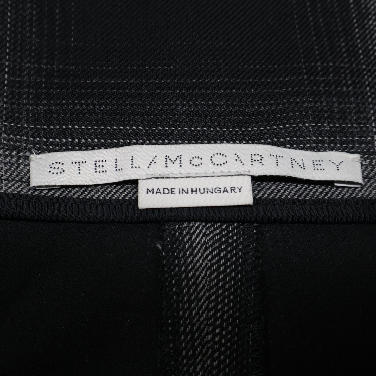 STELLA McCARTNEY ステラマッカートニー 【美品】602383 Harley オンブレチェック ハイウエスト ワイドパンツ/ ボトムス 34