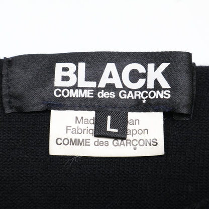 BLACKCOMMEdesGARCONS ブラックコムデギャルソン AD2015 1Q-N001 ウール ニットセーター/ トップス L