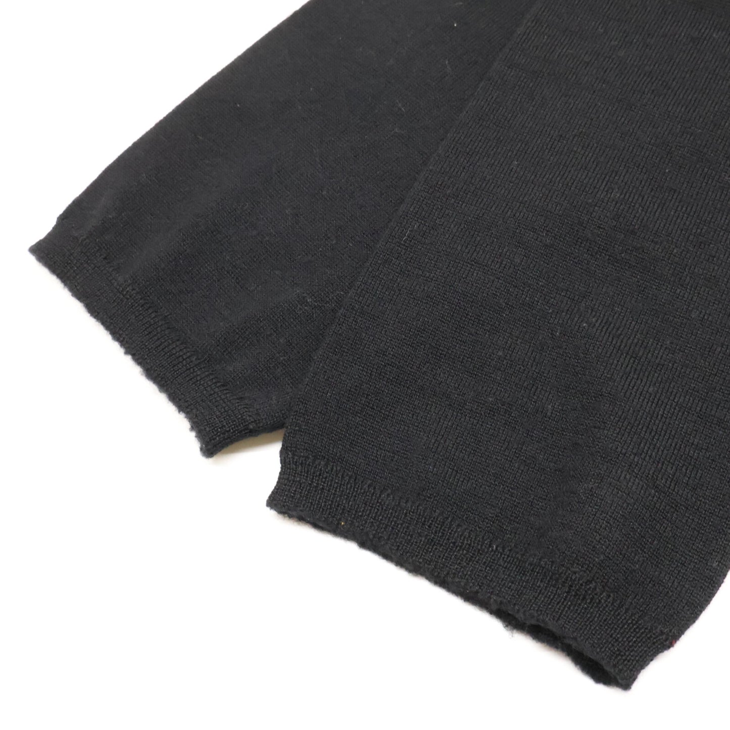 BLACKCOMMEdesGARCONS ブラックコムデギャルソン AD2015 1Q-N001 ウール ニットセーター/ トップス L