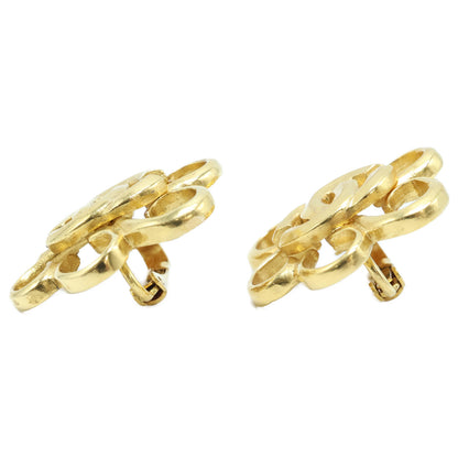 CHANEL シャネル 美品 96P ココマーク フラワー イヤリング