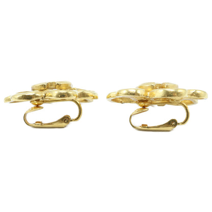 CHANEL シャネル 美品 96P ココマーク フラワー イヤリング