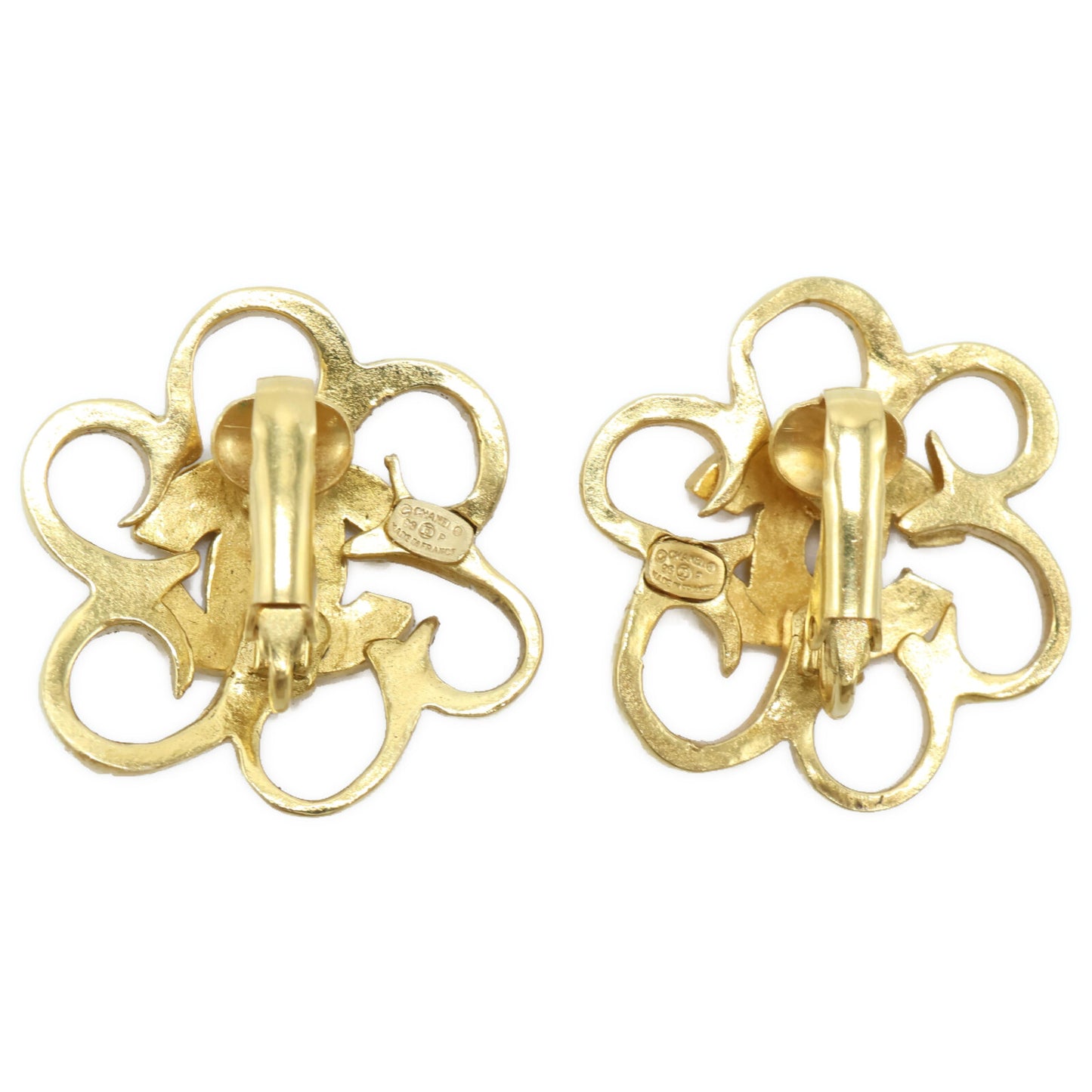 CHANEL シャネル 美品 96P ココマーク フラワー イヤリング