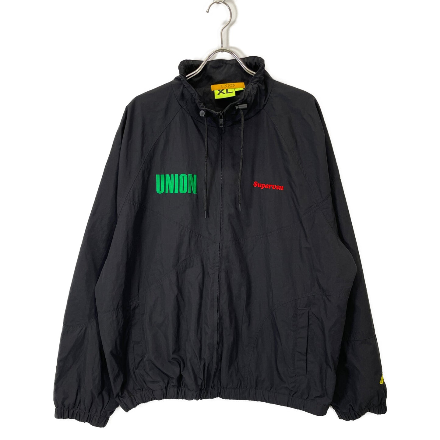 UNION ユニオン ×SUPERVSN ブラック ナイロンジャケット ジャケット XL