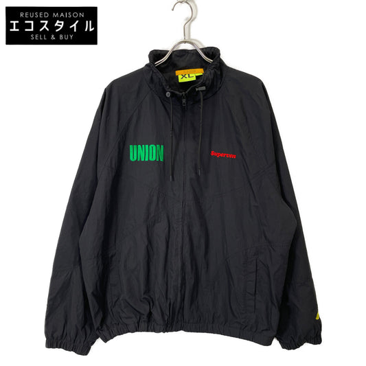 UNION ユニオン ×SUPERVSN ブラック ナイロンジャケット ジャケット XL