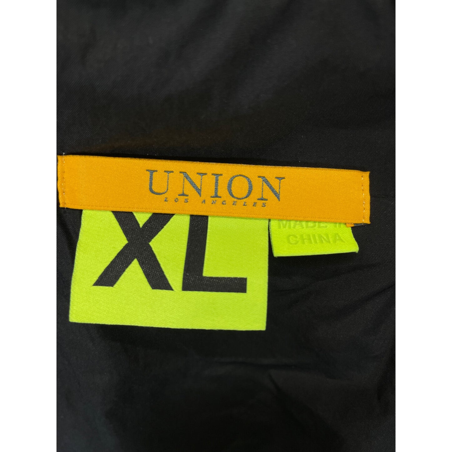 UNION ユニオン ×SUPERVSN ブラック ナイロンジャケット ジャケット XL