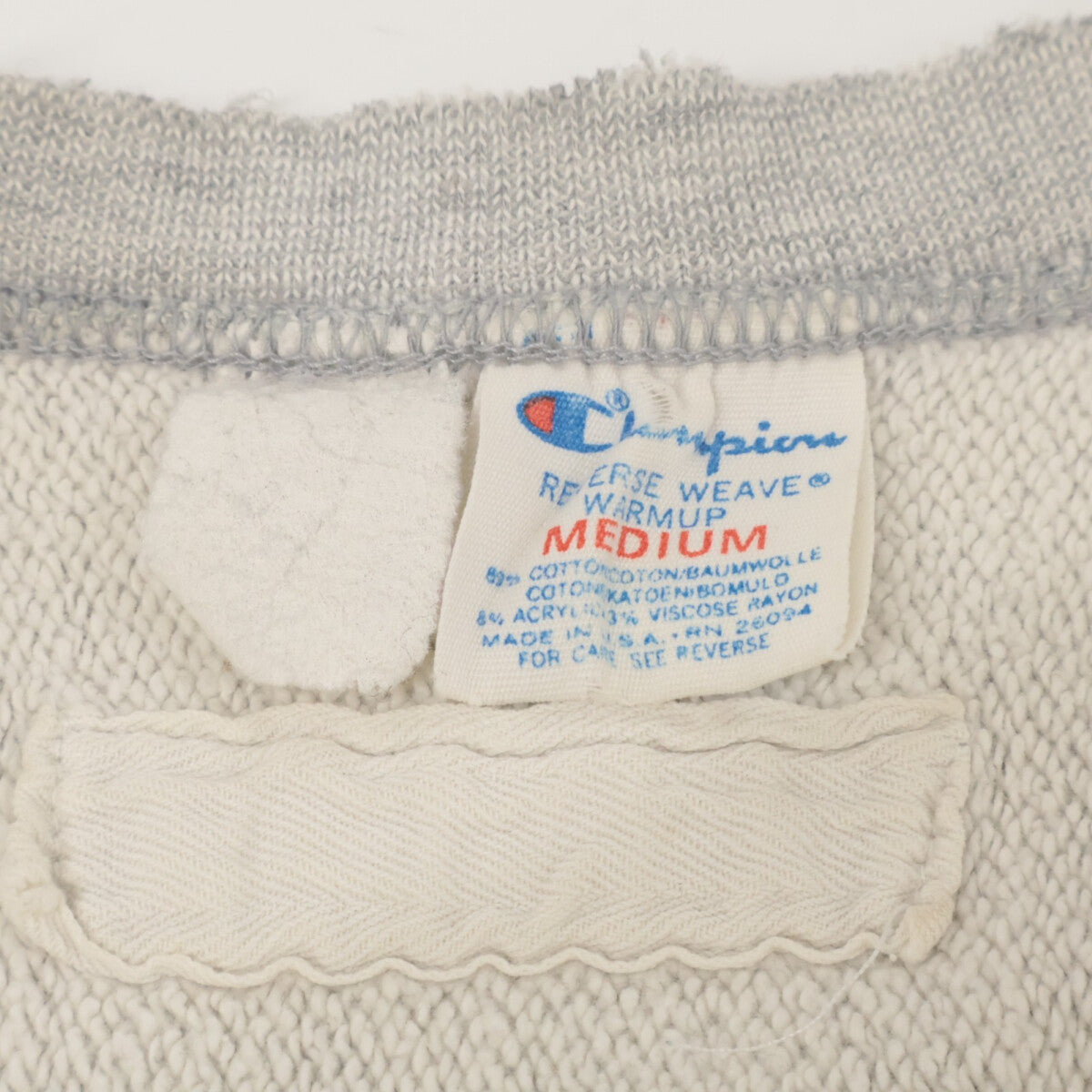 Champion チャンピオン 80s USMA REVERSE WEAVE 前V スウェットシャツ/ トップス M