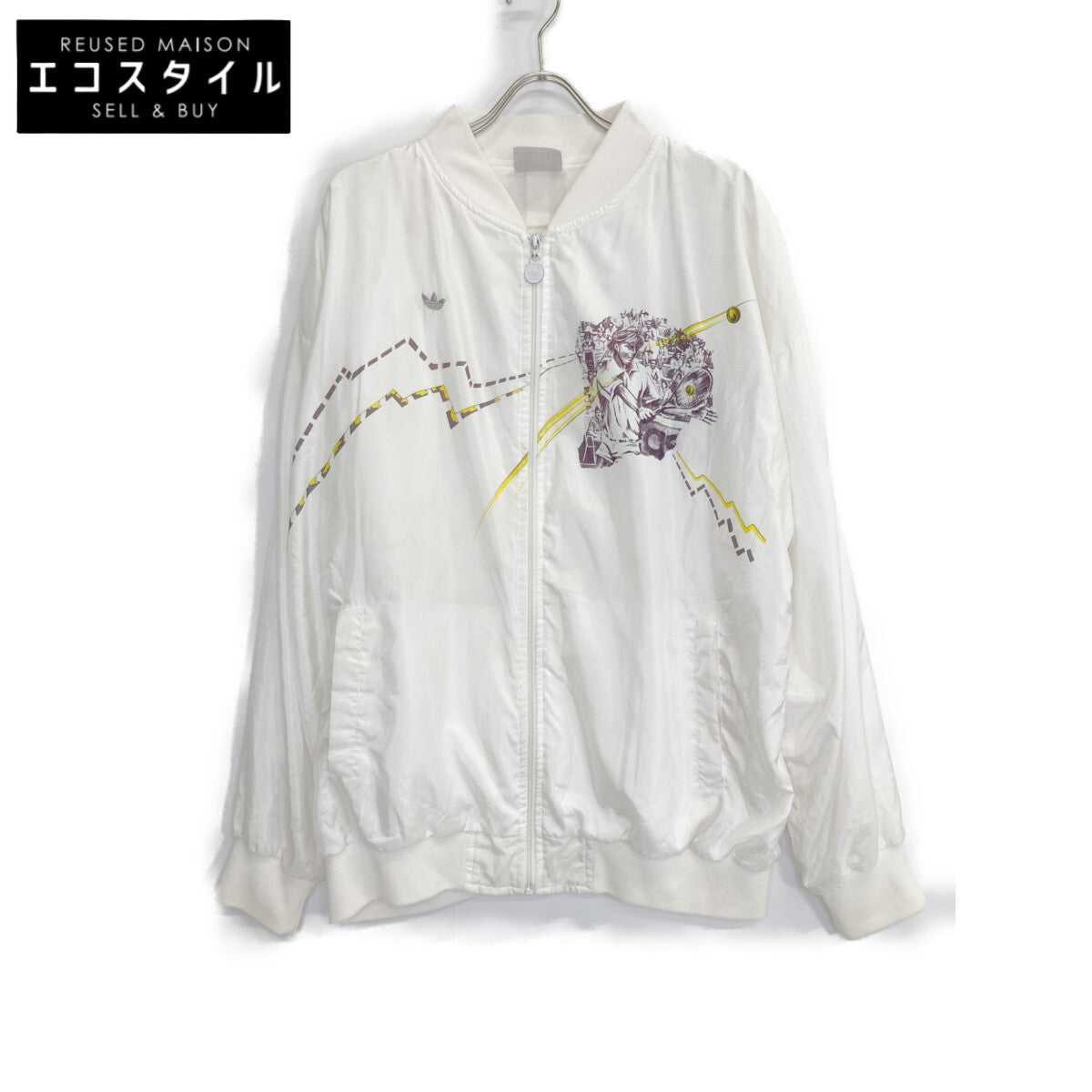 adidas アディダス 80S STEFAN EDBERG サテンジャケット ジャケット