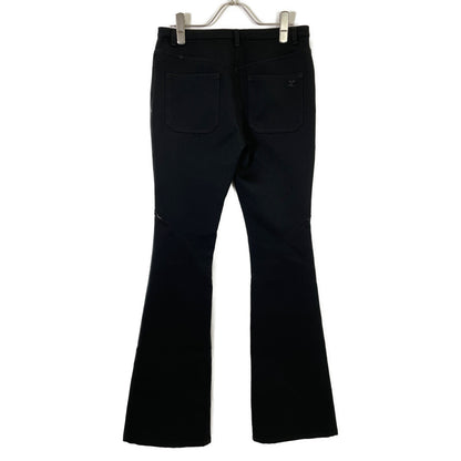 Courreges クレージュ 224CPA231PL00079999 黒 Ellipse Zipped Twill Pants ボトムス 34