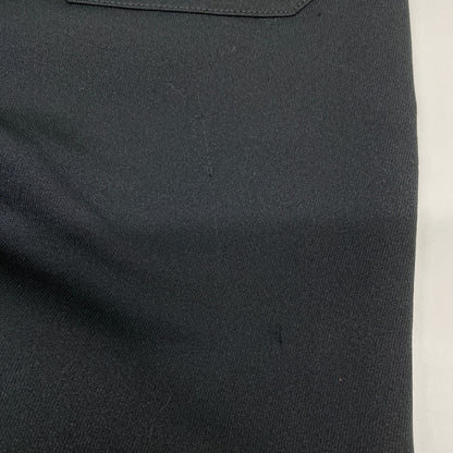 Courreges クレージュ 224CPA231PL00079999 黒 Ellipse Zipped Twill Pants ボトムス 34