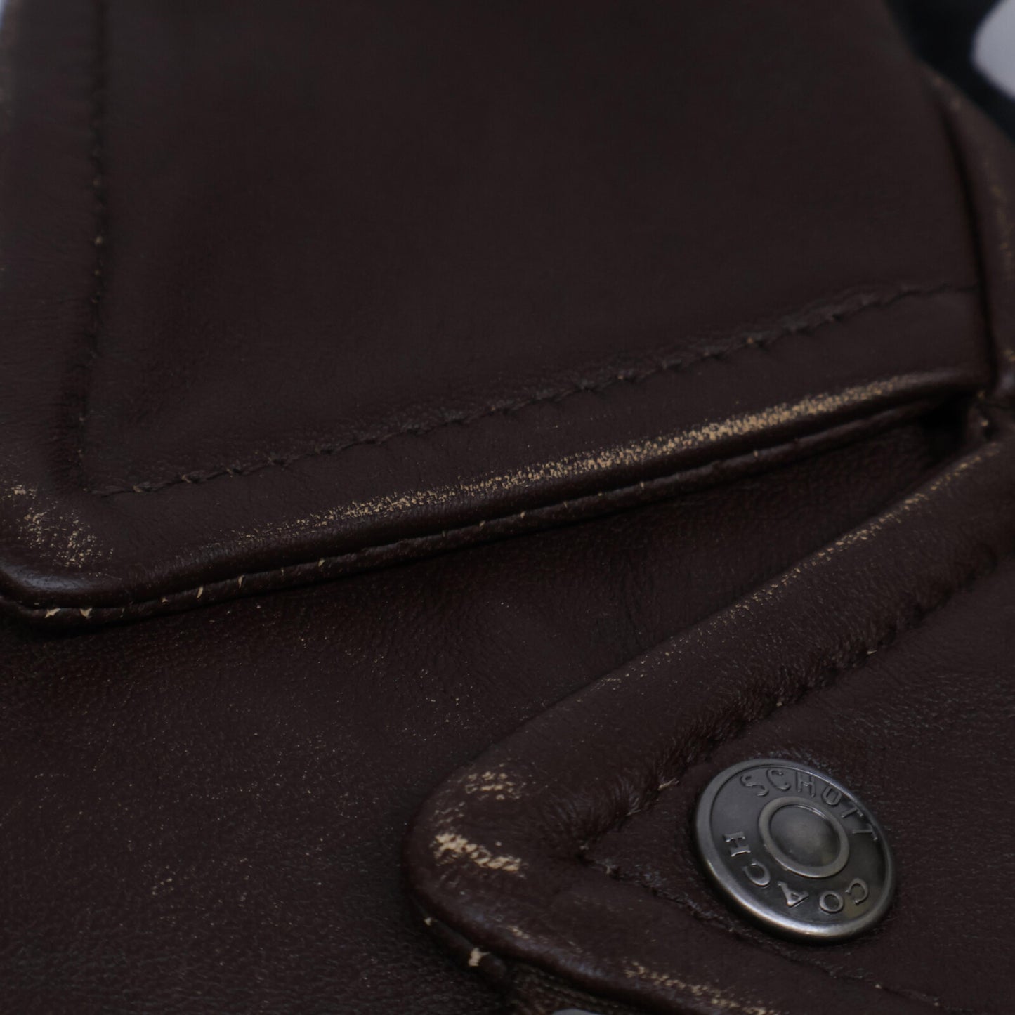 SCHOTT ショット ×COACH グラブタン ライダース ジャケット XS